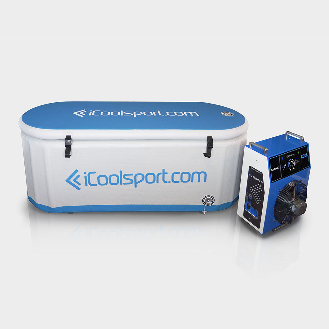 IceMate Inflatable Portable Ice Bath and Compact Cool Ice Bath Chiller Package - iCoolsport