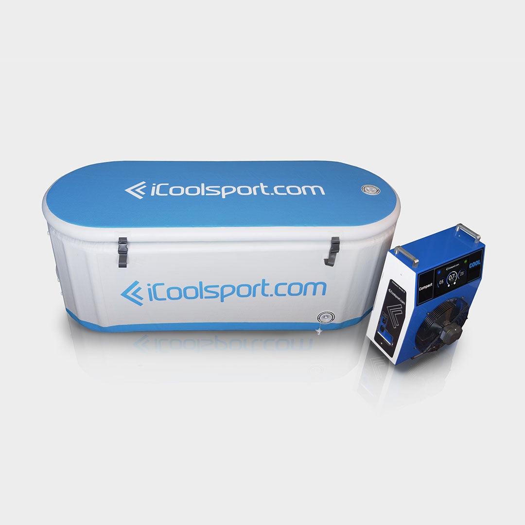 IceMate Inflatable Portable Ice Bath and Compact Cool Ice Bath Chiller Package - iCoolsport