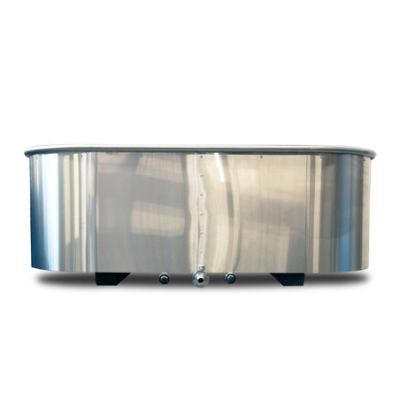 iSteel Stainless Steel Cold Plunge with Remote Turbo Mini Chiller - iCoolsport