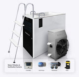 MiPod Elite Ice Bath w External Turbo Mini Chiller, Water Filtration and Sanitisation