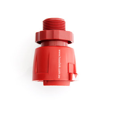 Connector with swivel - Red (18mm)