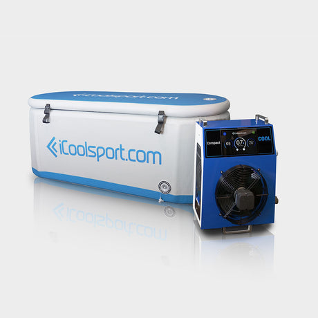 IceMate Inflatable Portable Ice Bath and Compact Cool Ice Bath Chiller Package - iCoolsport