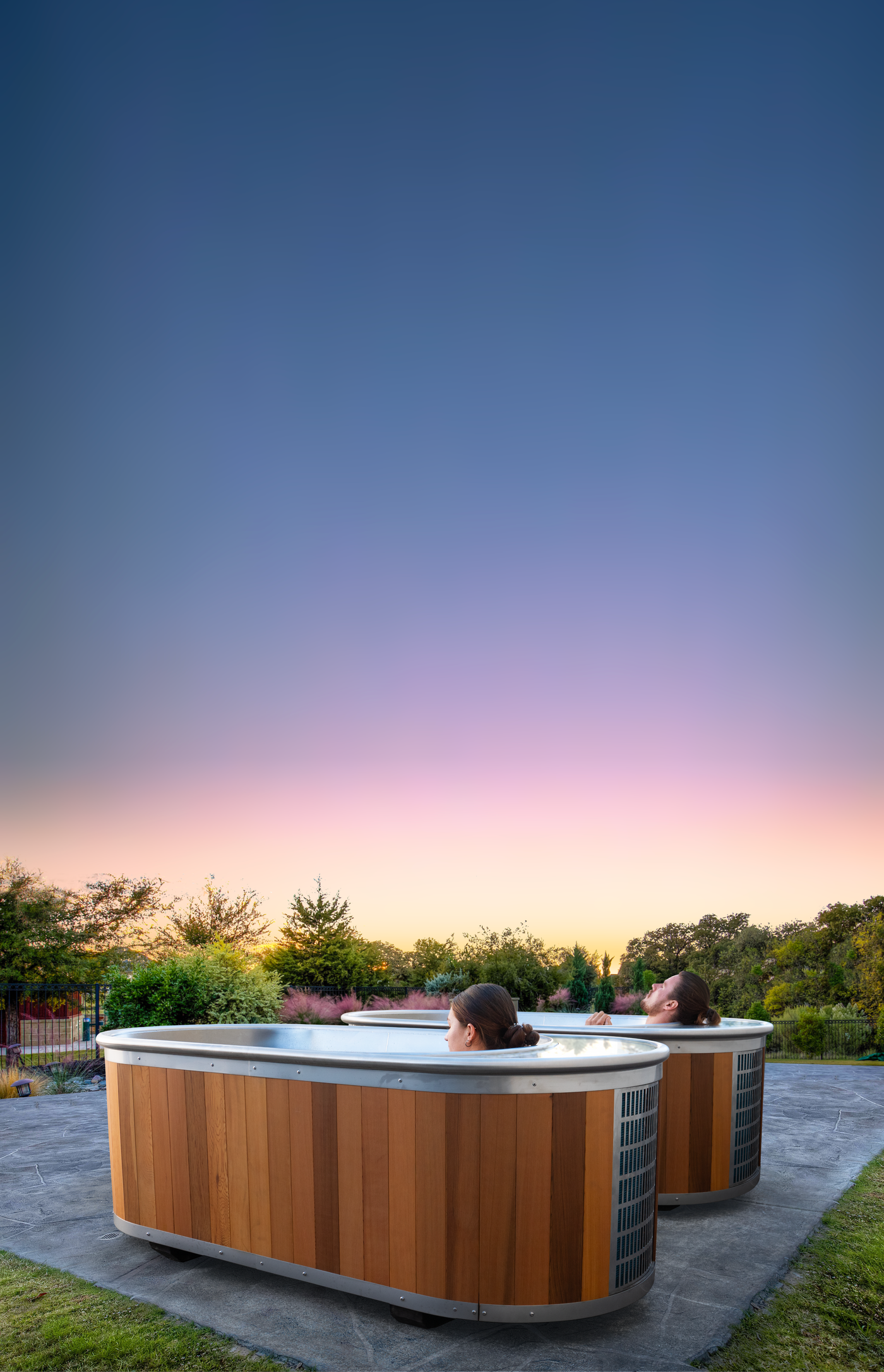 Cold plunge recovery systems for wellness projects
