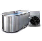 iSteel Stainless Steel Cold Plunge with Remote Turbo Mini Chiller