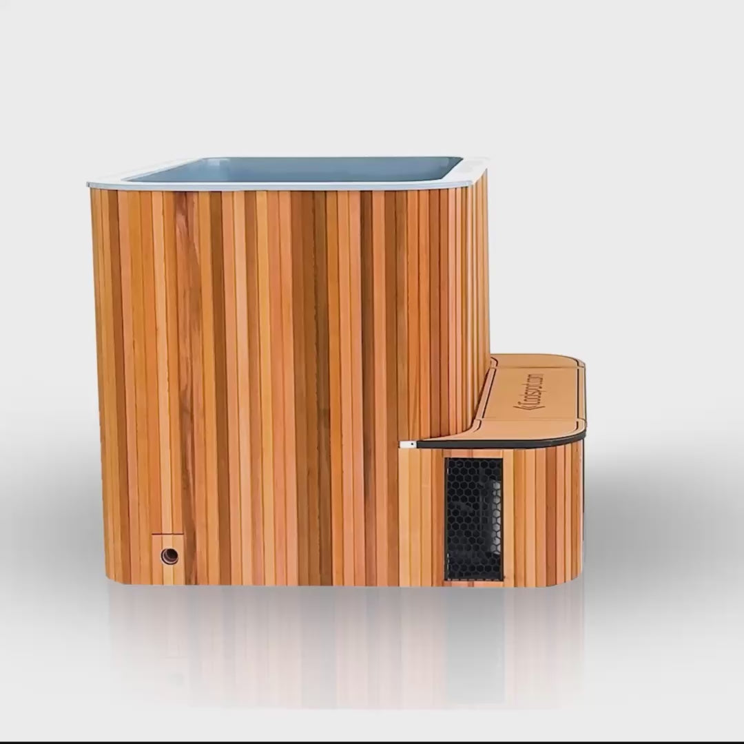Ultra Cedar Cold Plunge with Internal Chiller