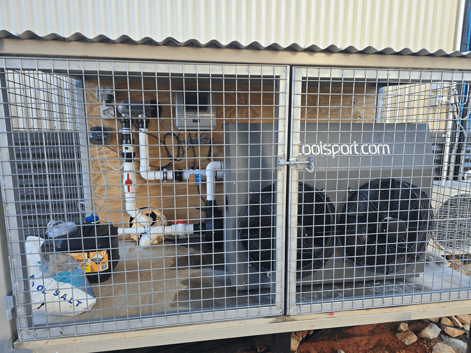 Stainless Steel, Wooden Clad Cold Plunge Almost Square Pool inc Turbo Typhoon Chiller